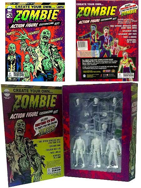 EMCE Toys Create Your Own Zombie Action Figure Customizing Kit